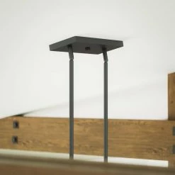 Abigail 5-Light Black Island Pendant with Metal Shade by Manor Brook -Brightech Sales black manor brook chandeliers mb100531 44 1000