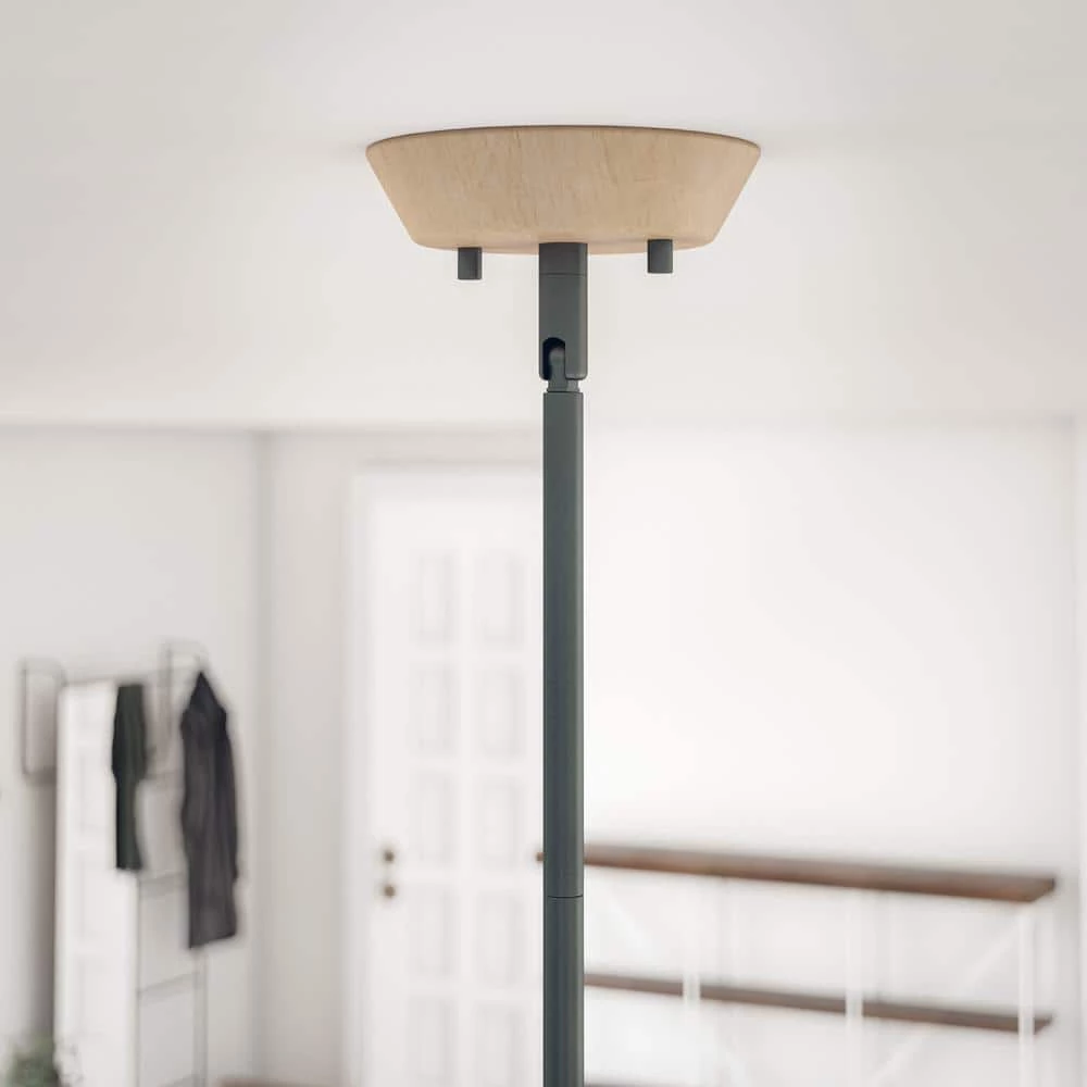 Conical 1-Light Black Pendant with Metal Shade by Manor Brook 6 Conical 1-Light Black Pendant with Metal Shade by Manor Brook - Image 4