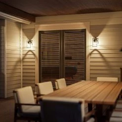 Pienza 1-Light Black Outdoor Lantern by Manor Brook -Brightech Sales black manor brook outdoor sconces mb100545 44 1000