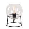 Vessel 10.13 in. Black Indoor Accent Lamp by Manor Brook -Brightech Sales black manor brook table lamps mb100240 64 1000