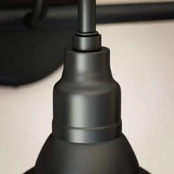 Barnes 3-Light Black Vanity Light by Manor Brook -Brightech Sales black manor brook vanity lighting mb100363 44 1000