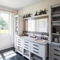 Barnes 3-Light Black Vanity Light by Manor Brook -Brightech Sales black manor brook vanity lighting mb100363 4f 1000