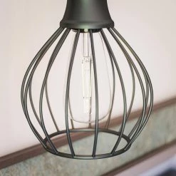 Lacey 5 in. 2-Light Sand Black Vanity-Light with Metal Frame Shade by Manor Brook 14 Lacey 5 in. 2-Light Sand Black Vanity-Light with Metal Frame Shade by Manor Brook -Brightech Sales black manor brook vanity lighting mb100467 1f 1000