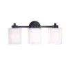 Oneonta 4 in. 3-Light Black Vanity with Clear Glass Shade by Manor Brook -Brightech Sales black manor brook vanity lighting mb100492 64 1000