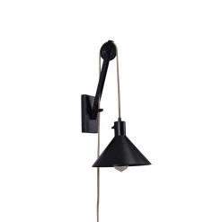 Perio 1-Light Indoor Wall Pulley Lante by Manor Brook