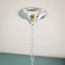 Alven 1-Light Blue Pendant with Glass Shade by Manor Brook -Brightech Sales blue manor brook chandeliers mb100489 fa 1000