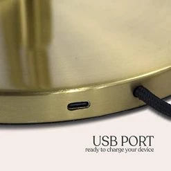 Libra 39 in. Brass Table Lamp with Built-In 3 Mode Dimmer by Brightech -Brightech Sales brass brightech desk lamps tl lbra brs 44 1000