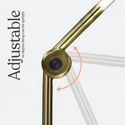 Libra 39 in. Brass Table Lamp with Built-In 3 Mode Dimmer by Brightech -Brightech Sales brass brightech desk lamps tl lbra brs fa 1000