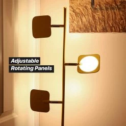 Tree 60 in. Brass LED Floor Lamp with Dimmable and Adjustable Panels by Brightech 11 Tree 60 in. Brass LED Floor Lamp with Dimmable and Adjustable Panels by Brightech -Brightech Sales brass brightech floor lamps bk diw2 gt86 4f 1000