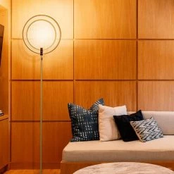 Eclipse 79 in. Brass Modern LED Torchiere Floor Lamp with Touch Dimmer by Brightech 13 Eclipse 79 in. Brass Modern LED Torchiere Floor Lamp with Touch Dimmer by Brightech -Brightech Sales brass brightech floor lamps fl eclps brs 44 1000