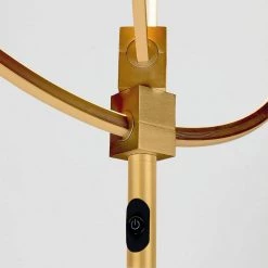 Eclipse 79 in. Brass Modern LED Torchiere Floor Lamp with Touch Dimmer by Brightech 14 Eclipse 79 in. Brass Modern LED Torchiere Floor Lamp with Touch Dimmer by Brightech -Brightech Sales brass brightech floor lamps fl eclps brs fa 1000