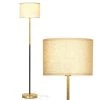 Emery 60 in. Brass Tall Standing LED Floor Lamp with Drum Shade by Brightech 2 Emery 60 in. Brass Tall Standing LED Floor Lamp with Drum Shade by Brightech -Brightech Sales brass brightech floor lamps fl emry 64 1000