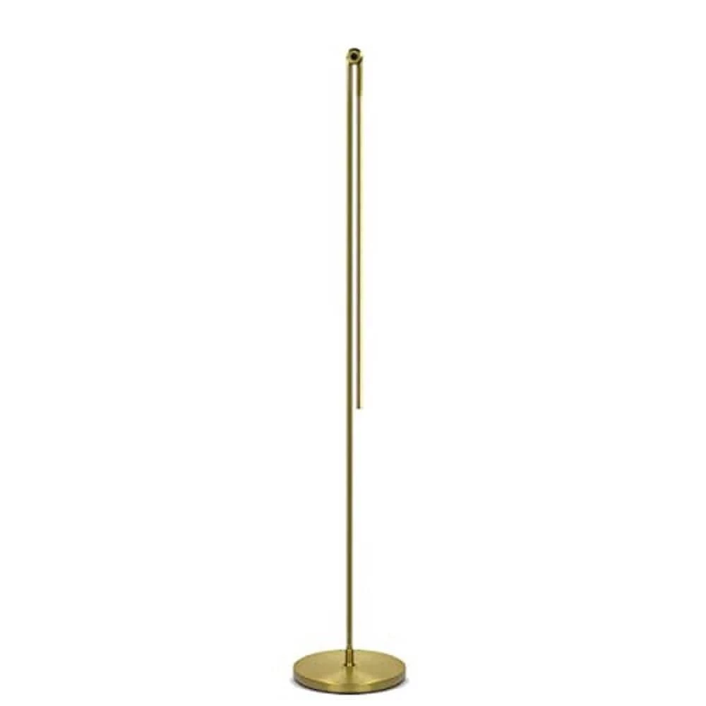 Libra 64 .5 in. Brass Floor Lamp with Built-in 3 Mode Dimmer by Brightech 3 Libra 64 .5 in. Brass Floor Lamp with Built-in 3 Mode Dimmer by Brightech