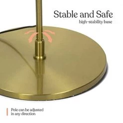 Libra 64 .5 in. Brass Floor Lamp with Built-in 3 Mode Dimmer by Brightech 14 Libra 64 .5 in. Brass Floor Lamp with Built-in 3 Mode Dimmer by Brightech -Brightech Sales brass brightech floor lamps fl lbra brs fa 1000