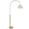 Lark 75 in. Brass Mid-Century Modern LED Floor Lamp by Brightech -Brightech Sales brass brightech floor lamps fl lrk brs 64 1000