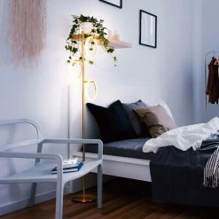 Saturn 66 in. Brass Tall LED Tree Standing Floor Lamp by Brightech 12 Saturn 66 in. Brass Tall LED Tree Standing Floor Lamp by Brightech -Brightech Sales brass brightech floor lamps fl satrn brs 1f 1000