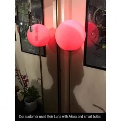 Luna 65 in. Brass LED Floor Lamp by Brightech -Brightech Sales brass brightech floor lamps ws rj45 ufma 4f 1000