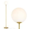 Luna 65 in. Brass LED Floor Lamp by Brightech 2 Luna 65 in. Brass LED Floor Lamp by Brightech -Brightech Sales brass brightech floor lamps ws rj45 ufma 64 1000