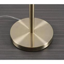 Liv 55 in. Brass Floor Lamp with Glass Shade by Manor Brook -Brightech Sales brass manor brook floor lamps mb100282 1f 1000