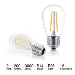 Brightech Sales -Brightech Sales brightech edison bulbs amb 15pk nw c3 1000