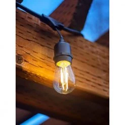 2-Watt S14 Dimmable LED Edison Light Bulbs Soft White 2700K (15-Pack) by Brightech -Brightech Sales brightech edison bulbs hj 4h2m feqn 1f 1000