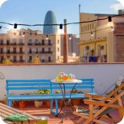 1-Watt G40 Dimmable LED Edison Light Bulbs Soft White 2700K (15-Pack) by Brightech -Brightech Sales brightech edison bulbs vd pk9o 23yo 44 1000