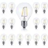 1-Watt G40 Dimmable LED Edison Light Bulbs Soft White 2700K (15-Pack) by Brightech -Brightech Sales brightech edison bulbs vd pk9o 23yo 64 1000