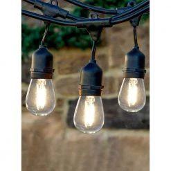 1-Watt S14 Dimmable LED Edison Light Bulbs Soft White 2700K (15-Pack) by Brightech -Brightech Sales brightech edison bulbs x5 s3nm wjy5 44 1000