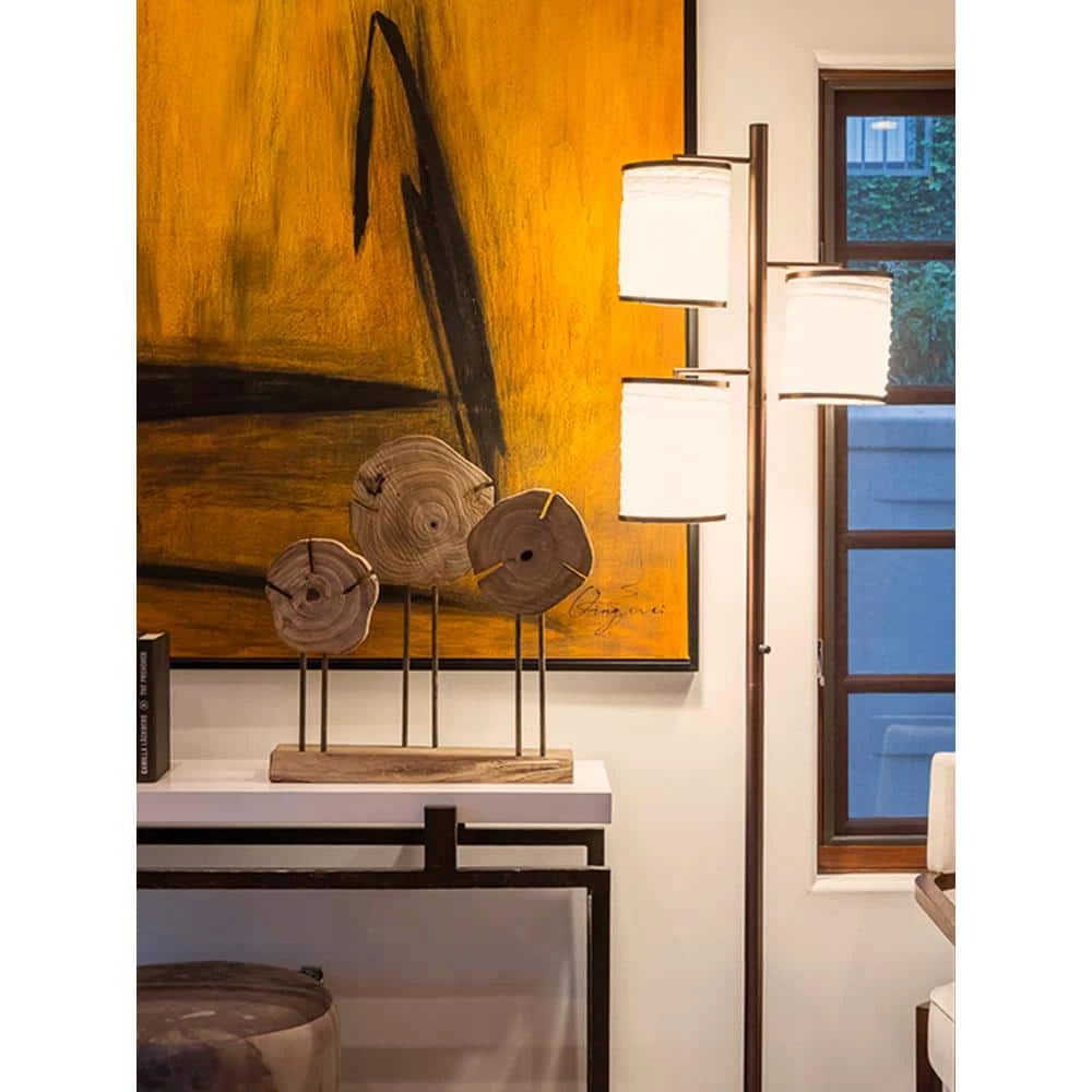 Liam 74 in. Bronze Dimmable Lantern Tree LED Floor Lamp by Brightech 5 Liam 74 in. Bronze Dimmable Lantern Tree LED Floor Lamp by Brightech - Image 3