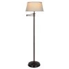 Caden 62 in. Bronze Industrial Style LED Floor Lamp with Swing Arm by Brightech