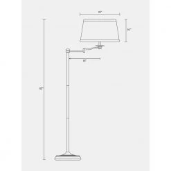 Caden 62 in. Bronze Industrial Style LED Floor Lamp with Swing Arm by Brightech -Brightech Sales bronze brightech floor lamps b1 uvov jmm7 76 1000