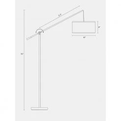 Hudson 2nd Edition 70 in. Bronze Arc LED Floor Lamp by Brightech -Brightech Sales bronze brightech floor lamps cf doki xp2q 44 1000