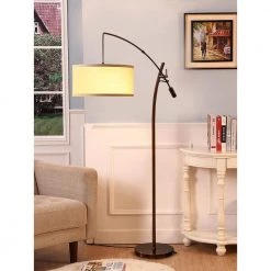 Grayson 84 in. Bronze Arc LED Floor Lamp with Adjustable Arm by Brightech -Brightech Sales bronze brightech floor lamps eq 9bl4 6b6j 44 1000