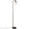 Elizabeth 66 in. Oil-Rubbed Bronze Industrial LED Floor Lamp with Glass Shade and Edison Bulb by Brightech -Brightech Sales bronze brightech floor lamps fl elzbth bz gd 64 1000
