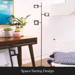 Tree 60 in.Bronze LED Floor Lamp with Dimmable and Adjustable Panels by Brightech -Brightech Sales bronze brightech floor lamps jw opp9 aey1 1f 1000