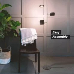 Tree 60 in.Bronze LED Floor Lamp with Dimmable and Adjustable Panels by Brightech -Brightech Sales bronze brightech floor lamps jw opp9 aey1 44 1000