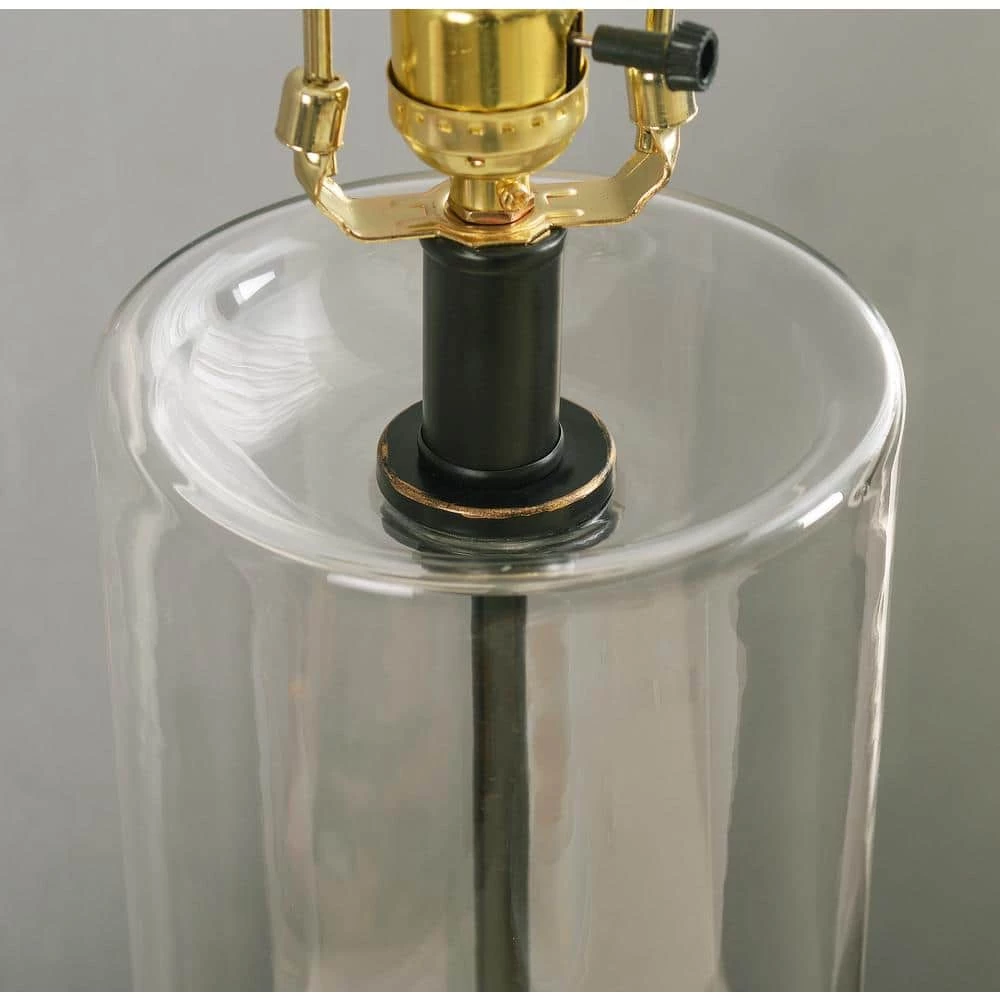 Perkins 26.5 in. Bronze Indoor Table Lamp by Manor Brook 6 Perkins 26.5 in. Bronze Indoor Table Lamp by Manor Brook - Image 4