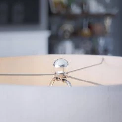 Hamdon 28 in. Bronze Indoor Table Lamp with Linen Drum Shade by Manor Brook -Brightech Sales bronze manor brook table lamps mb100488 76 1000