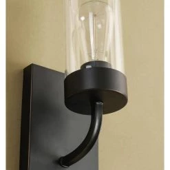 12 in. Towson 1 Light Cylinder by Manor Brook 9 12 in. Towson 1 Light Cylinder by Manor Brook -Brightech Sales bronze manor brook wall sconces mb100688 4f 1000