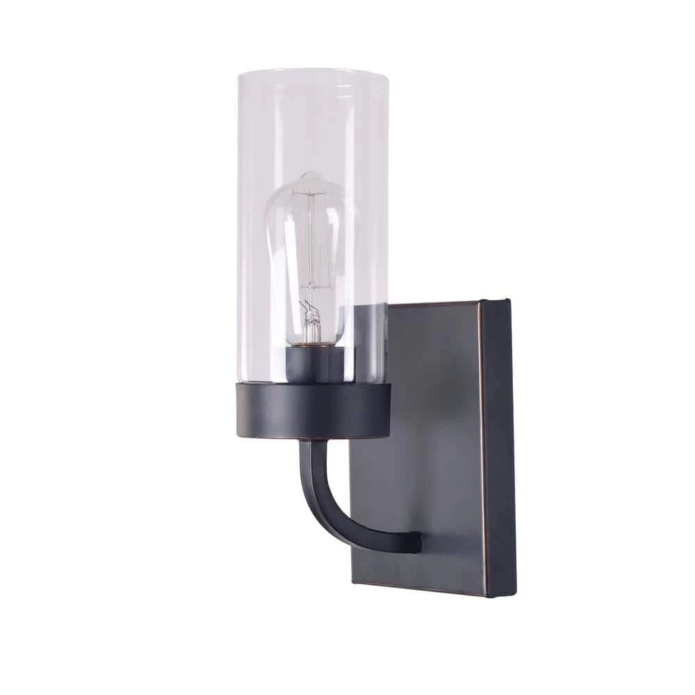 12 in. Towson 1 Light Cylinder by Manor Brook 4 12 in. Towson 1 Light Cylinder by Manor Brook - Image 2