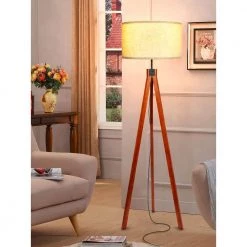 Eden 60 in. Havanah Brown Tripod Floor Lamp with Solid Wood Legs by Brightech 12 Eden 60 in. Havanah Brown Tripod Floor Lamp with Solid Wood Legs by Brightech -Brightech Sales brown brightech floor lamps fl edn 1f 1000
