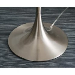 Stella 61.75 in. Brushed Steel Floor Lamp with Glass Table by Manor Brook 13 Stella 61.75 in. Brushed Steel Floor Lamp with Glass Table by Manor Brook -Brightech Sales brushed steel manor brook floor lamps mb100232 44 1000