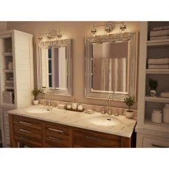 Dunlap 3-Light Brushed Steel Vanity by Manor Brook -Brightech Sales brushed steel manor brook vanity lighting mb100379 fa 1000