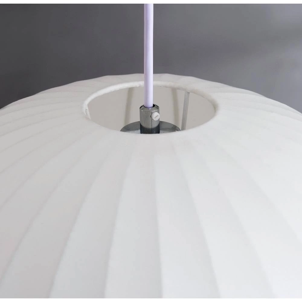 Havana 1-Light Chrome Plug-In Swag Pendant with Silk Shade by Manor Brook 6 Havana 1-Light Chrome Plug-In Swag Pendant with Silk Shade by Manor Brook - Image 4