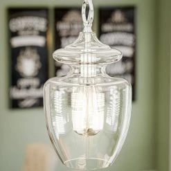 Apoka 1-Light Mini Pendant by Manor Brook -Brightech Sales chrome manor brook pendant lights mb100673 44 1000