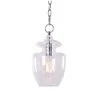 Apoka 1-Light Mini Pendant by Manor Brook -Brightech Sales chrome manor brook pendant lights mb100673 64 1000