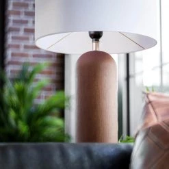 Dorsey 24.75 in. Dark Wood Table Lamp by Manor Brook 13 Dorsey 24.75 in. Dark Wood Table Lamp by Manor Brook -Brightech Sales dark wood manor brook table lamps mb100627 44 1000