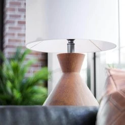 Abriella 21.75 in. Dark Wood Accent Lamp by Manor Brook 13 Abriella 21.75 in. Dark Wood Accent Lamp by Manor Brook -Brightech Sales dark wood manor brook table lamps mb100628 44 1000