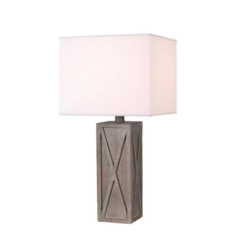 Bessie 19.75 in. Driftwood Accent Lamp by Manor Brook 3 Bessie 19.75 in. Driftwood Accent Lamp by Manor Brook