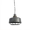 Kenster 1-Light Galvanized Pendant with Wood Accent by Manor Brook -Brightech Sales galvanized manor brook chandeliers mb100566 64 1000